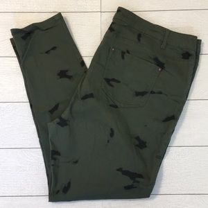 Simply Be Chloe Skinny Jeans Olive